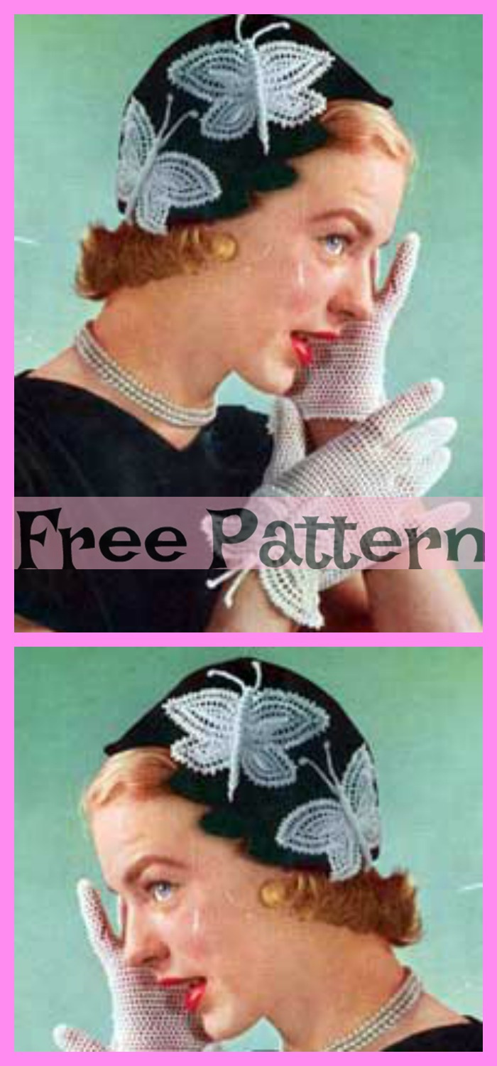 diy4ever-Crochet Sweet Butterfly - Free Pattern