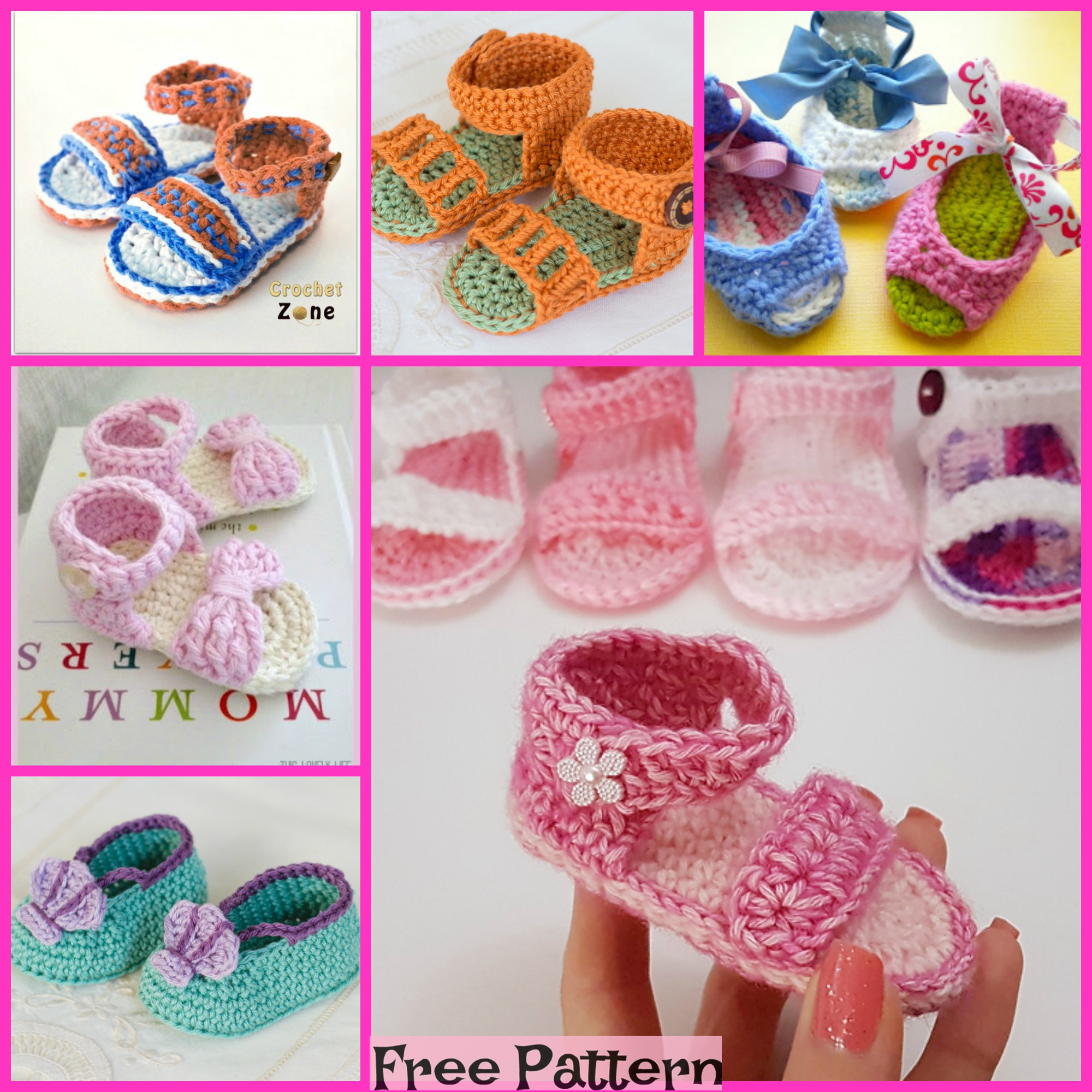 diy4ever-10 Crochet Spring Sandals - Free Patterns