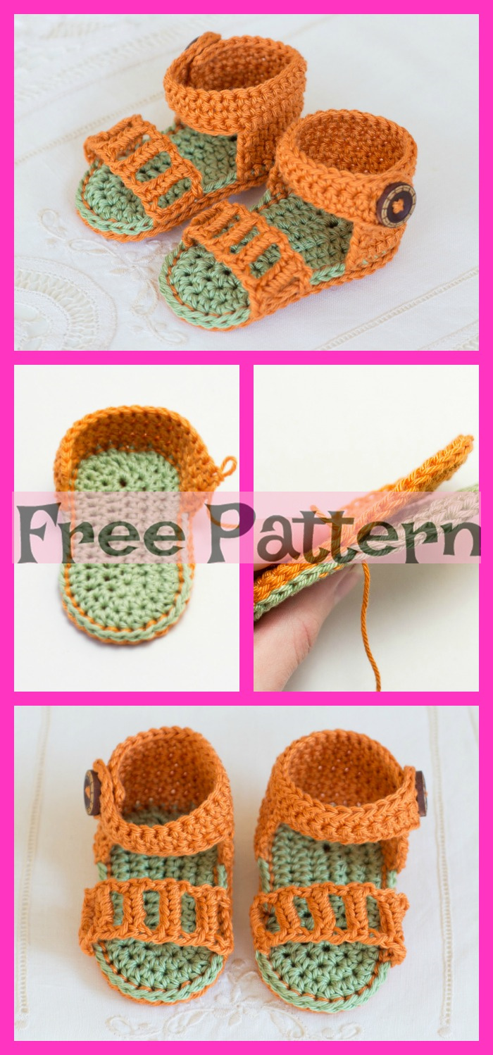 diy4ever-10 Crochet Spring Sandals - Free Patterns