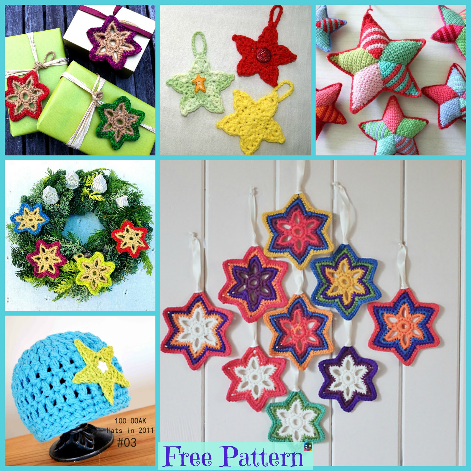 diy4ever-8 Crochet Little Stars - Free Patterns