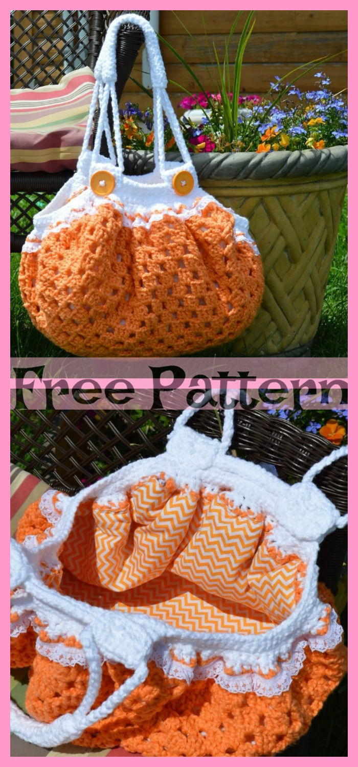 diy4ever-Crochet Unique Bags - Free Patterns