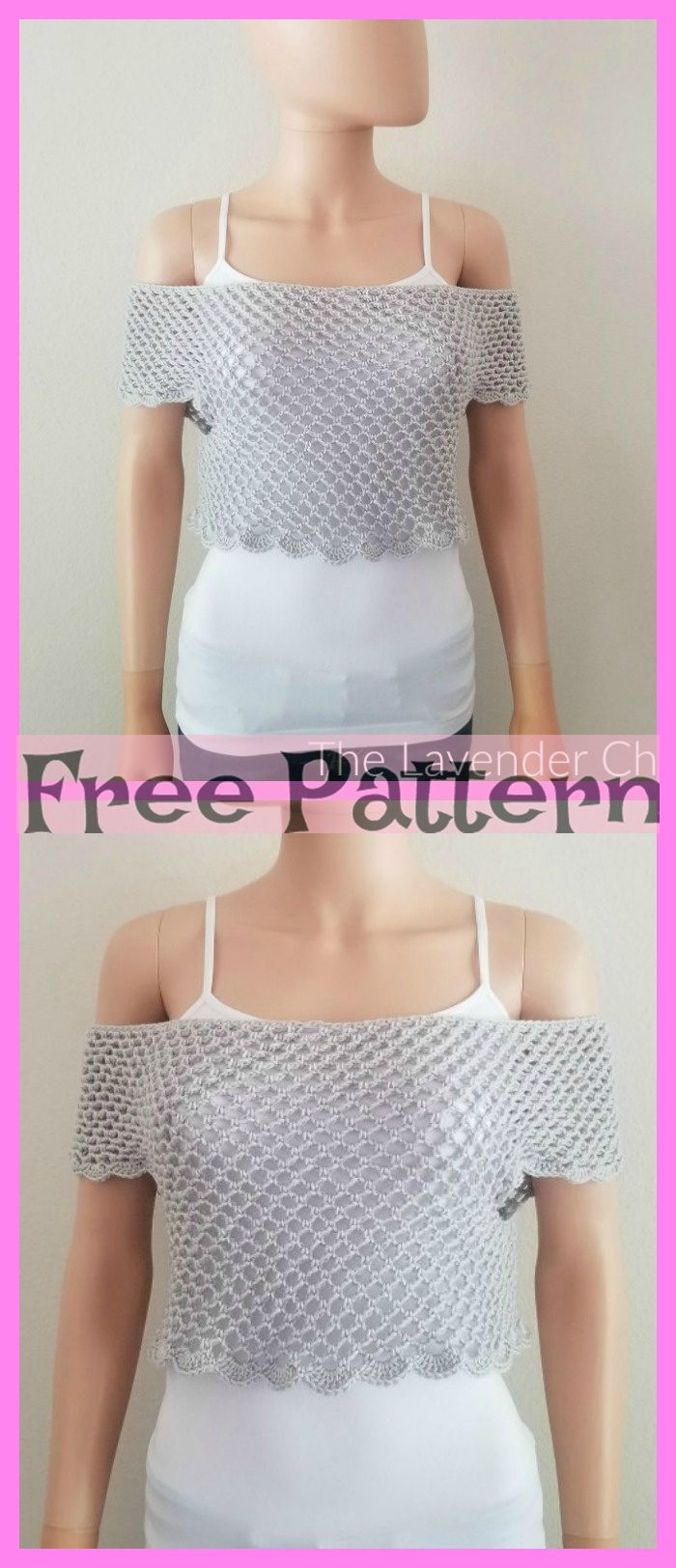 diy4ever- 10 Crochet Lace Crop Top Free Patterns 