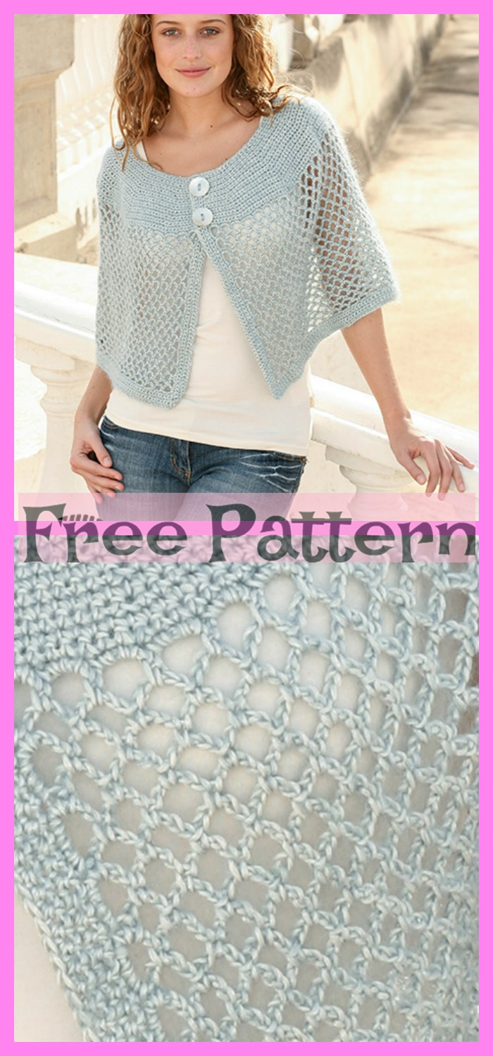 diy4ever-6 Crochet Shoulder Wrap Free Patterns 