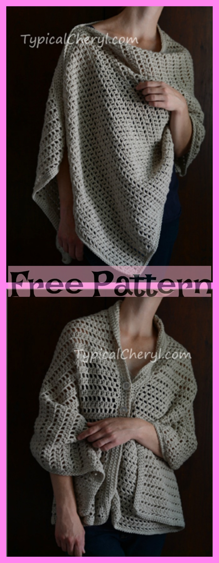 diy4ever-6 Crochet Shoulder Wrap Free Patterns 6