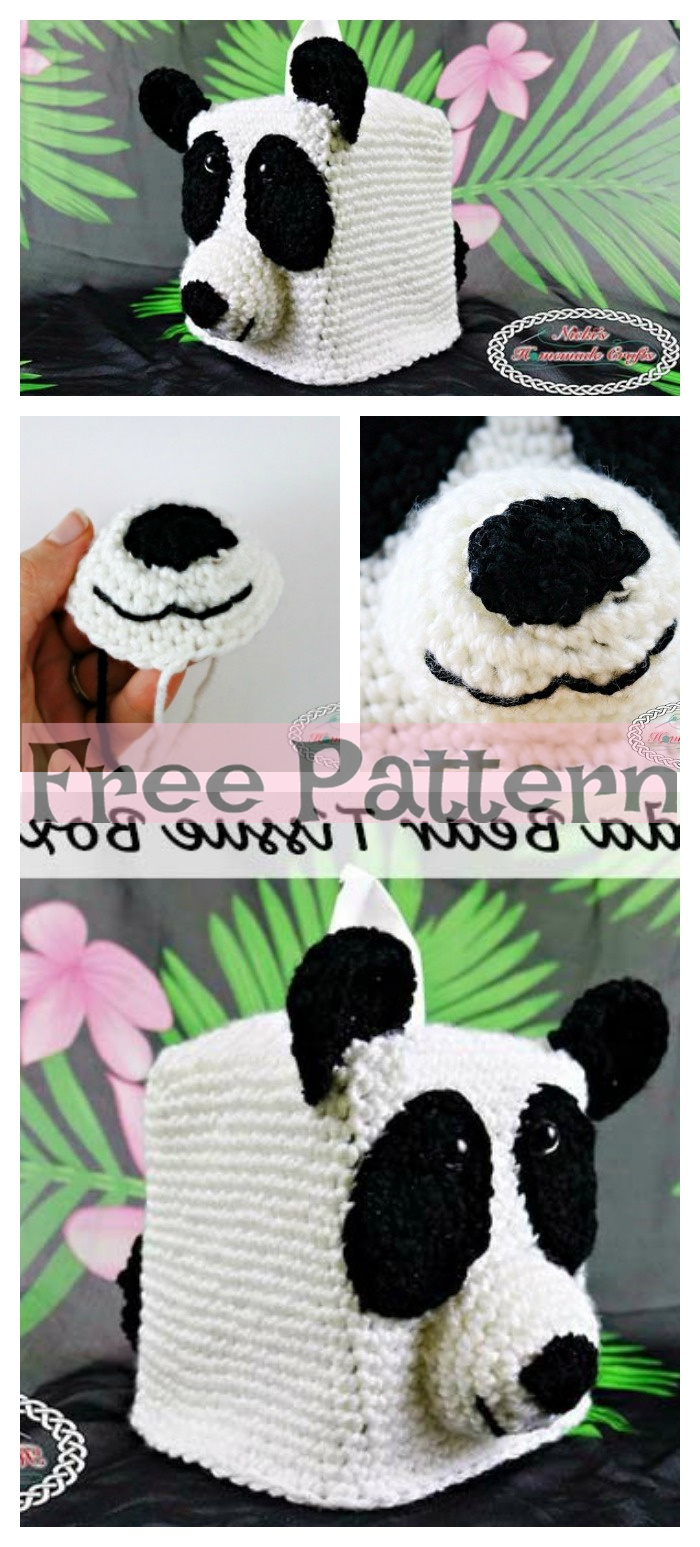 diy4ever-8 Tissue Box Cover Free Crochet Patterns