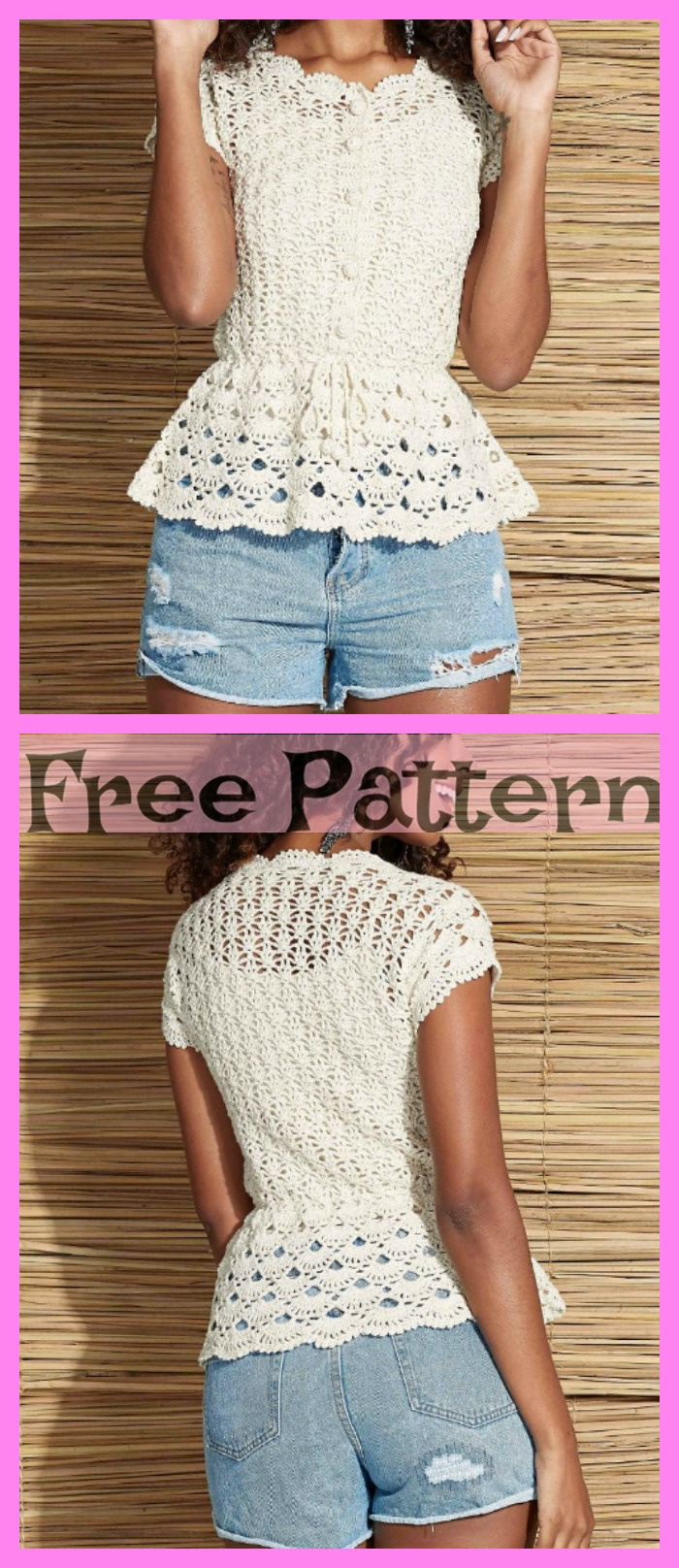 5 Most Beautiful Lace Tops - Free Pattern - DIY 4 EVER